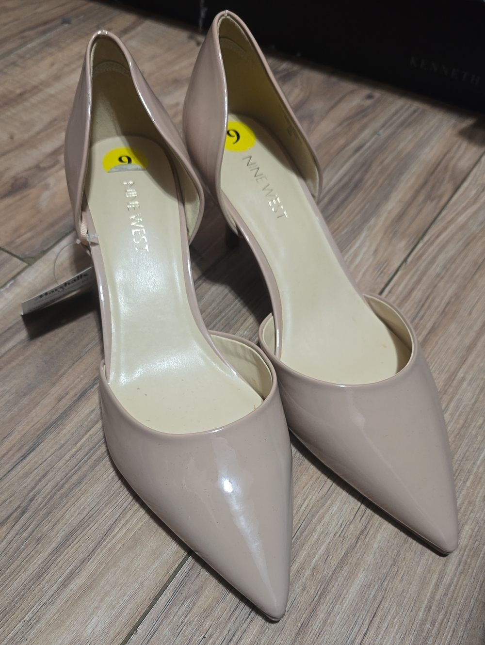 Nine West Blush Patent Pointed-Toe D'Orsay Pumps